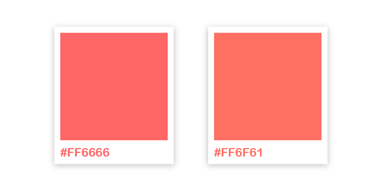 #FF6666 & #FF6F61